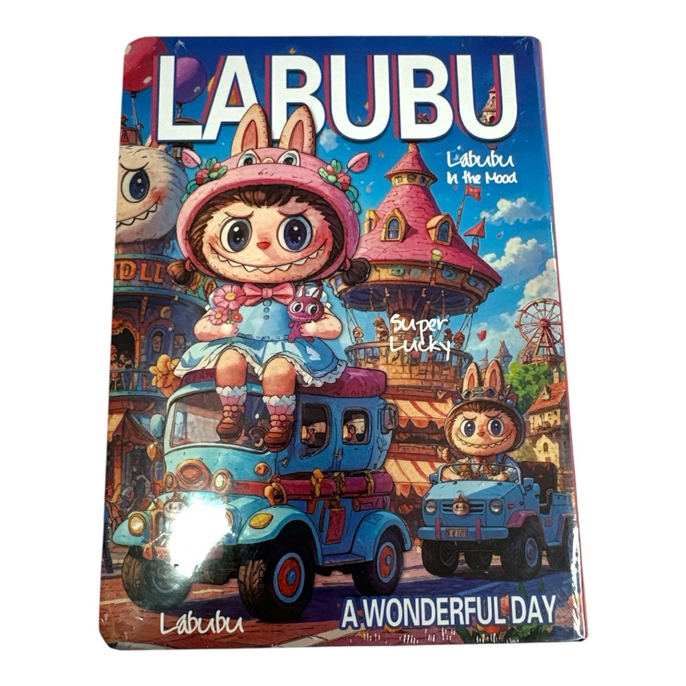 Labubu The Monsters Wonderful Day 8x6 Hardcover Notebook